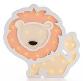 Lampy stojące - Lampka nocna drewniana dla dziecka Lew | Lampka nocna dla dziecka - miniaturka - grafika 1