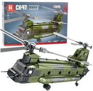 Klocki - Klocki konstrukcyjne Helikopter wojskowy Chinook - miniaturka - grafika 1