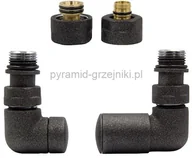 Zawory i kraniki - Varioterm Zawór regulacyjny Vision ze złączką PEX/CU - antracyt alu-pex - PEX 16mm prawy VIR15P(PEX) - miniaturka - grafika 1