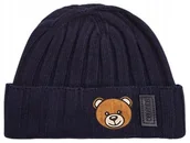 Czapki damskie - MOSCHINO ORYGINALNA CZAPKA UNISEX - miniaturka - grafika 1