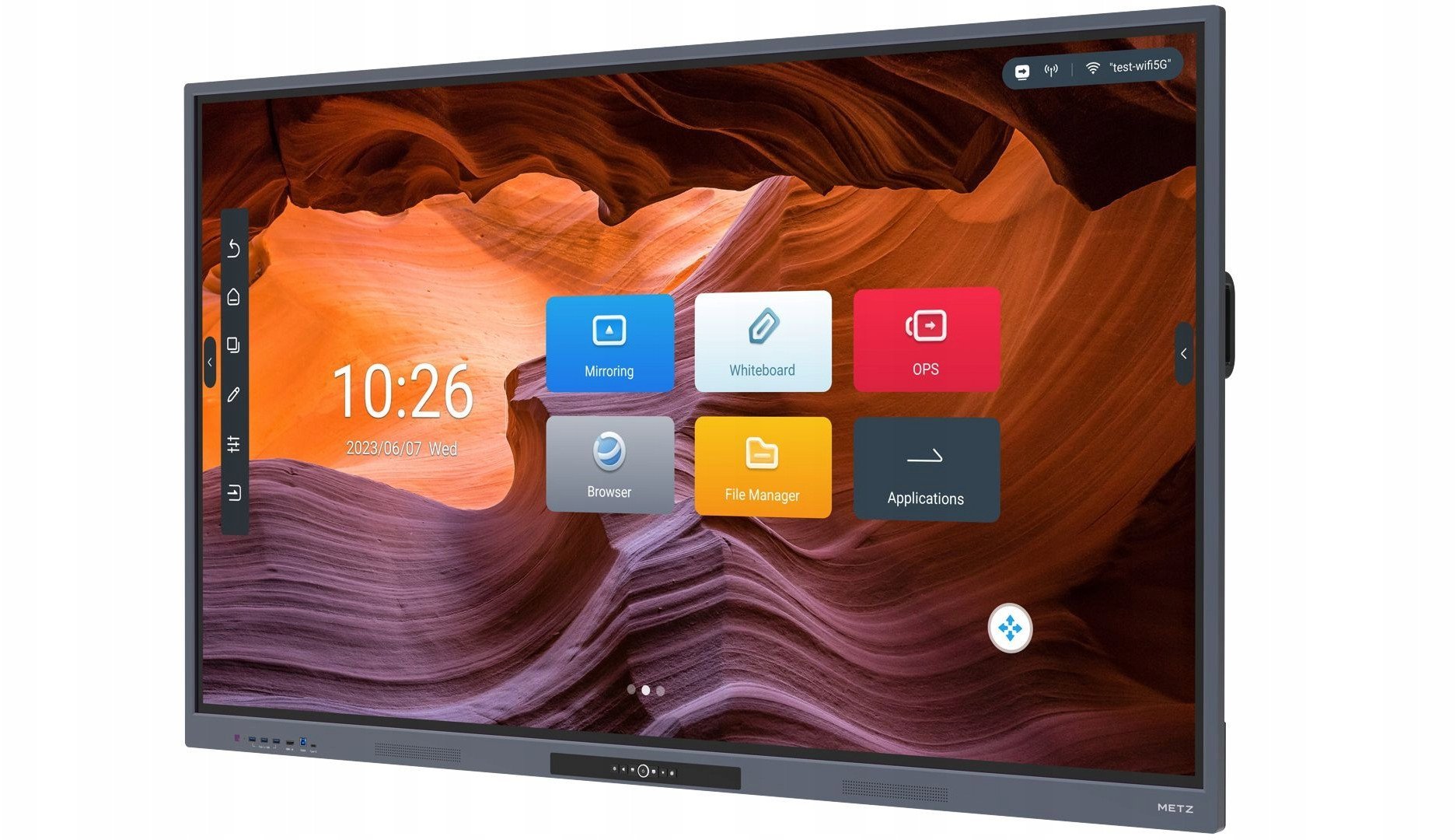 Metz 75HD1 75 cali 4K dotykowy DLED Wi-Fi6 LAN 4GB/32GB 24/7 Android 11