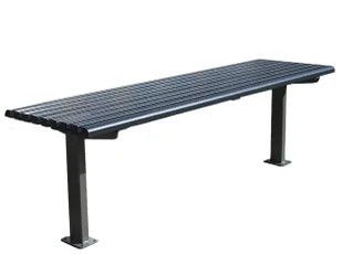 Ławka parkowa bez oparcia 150 cm 96 kolorów L8-Z95 - Ławki ogrodowe - miniaturka - grafika 1