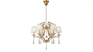 Lumina Deco Deco KLASYCZNY ŻYRANDOL KRYSZTAŁOWY ZŁOTY VENISIA W6 LDP 8810-6 (FGD) - Lampy sufitowe - miniaturka - grafika 1
