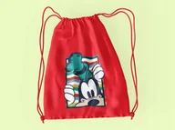Torby szkolne - WOREK DO SZKOŁY WF/BUTY MYSZKA MIKI GOFFY + IMIĘ - miniaturka - grafika 1