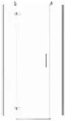 Kabiny prysznicowe - Cersanit Kabina PRYSZNICOWA PIĘCIOKĄTNA CITY 80X80X195 LEWA SZKŁO TRANS. - miniaturka - grafika 1