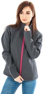 Kurtki i kamizelki sportowe damskie - Hi-Tec Kurtka damska Lady Lucari Moon Grey/Bright Pink r. S - miniaturka - grafika 1