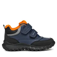 Buty dla chłopców - Trzewiki Geox J Simbyos Boy B Abx J46L0B 0MEMS C0057 S Niebieski - miniaturka - grafika 1