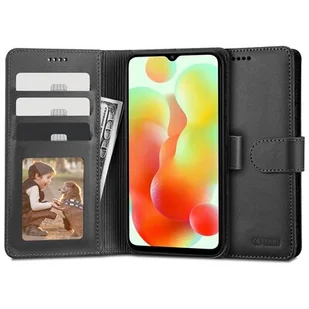 Etui TECH-PROTECT AirWallet do Xiaomi Redmi 12C Czarny - Etui i futerały do telefonów - miniaturka - grafika 1