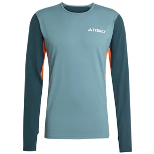Męska koszulka Adidas Multi Synt Ls Rozmiar: M / Kolor: petrol - Koszulki sportowe męskie - miniaturka - grafika 1