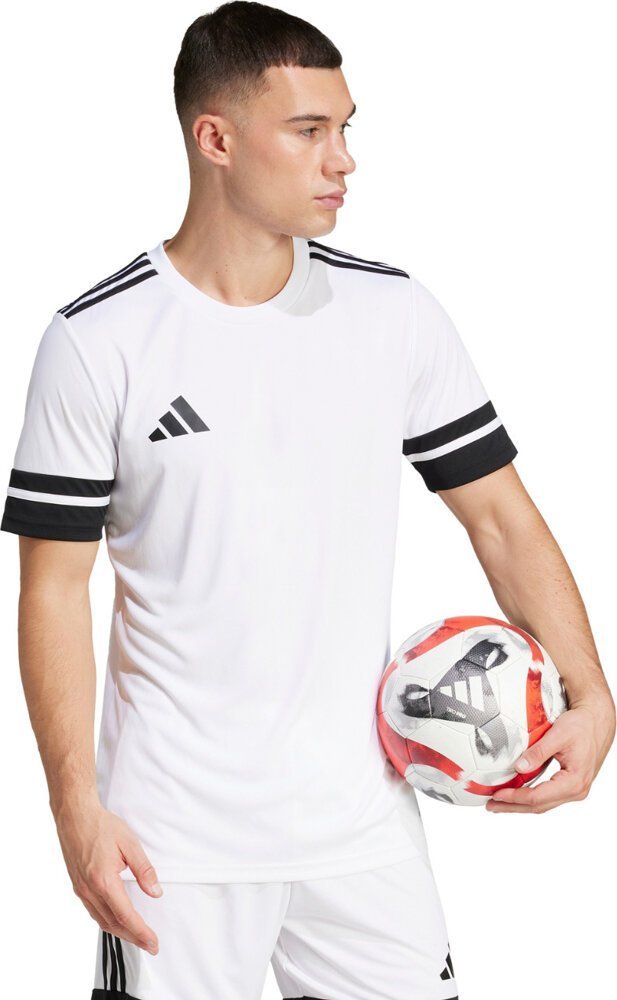 Koszulka męska adidas Squadra 25 biało-czarna JG5835 XL