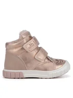 Buty dla dziewczynek - Nelli Blu Trzewiki AVO-505-113 Różowy - miniaturka - grafika 1