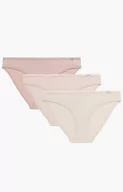 Majtki damskie - 3-pack figi damskie bikini 3CLP-001-ECRC/BEZ/PUD, Kolor ecru-różowy, Rozmiar M, ATLANTIC - Primodo.com - miniaturka - grafika 1