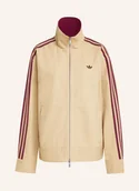 Kurtki damskie - Adidas Originals Kurtka Twill Fb Jkt beige - miniaturka - grafika 1