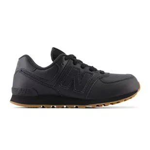 Buty New Balance Jr GC574NBB czarne - Buty dla dziewczynek - miniaturka - grafika 1