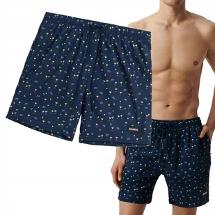 SZORTY KĄPIELOWE męskie kąpielówki nieuciskające wiązanie Atlantic *XXL - Kąpielówki męskie - miniaturka - grafika 1