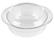 ERNESTO® Szklana brytfanna z pokrywą (Okrągły)