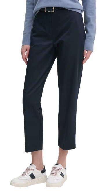 TOMMY HILFIGER GRANATOWE CYGARETKI WYSOKI STAN ZASZEWKI 46 J5B