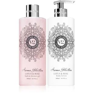 Vivian Gray Aroma Selection Lotus & Rose zestaw upominkowy 2x500 ml - Kosmetyki do kąpieli - miniaturka - grafika 1