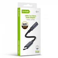 Adaptery i przejściówki - D-Fruit adapter USB-C - 3,5mm DF126 - miniaturka - grafika 1