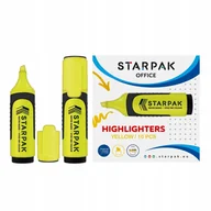 Przybory szkolne - ZAKREŚLACZ PISAK MAZAK MARKER PODKREŚLACZ ŻÓŁTY STARPAK 505519 1 szt. - miniaturka - grafika 1