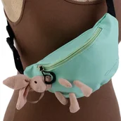 Nerki - NERKA SASZETKA BIODROWA DLA DZIEWCZYNEK KRÓLIK Z DZIANINY ZIELONA - miniaturka - grafika 1