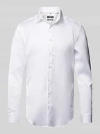 Koszule męskie - Koszula biznesowa o kroju super slim fit z kołnierzykiem typu kent - miniaturka - grafika 1