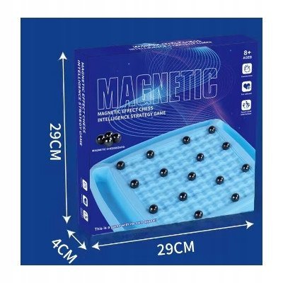 SZACHY MAGNETYCZNE KAMIENIE Edukacyjna Gra MAGNESY Zestaw magnetyczny 20szt