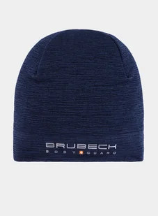 Czapka do biegania Brubeck Active Wool Hat - navy blue - Czapki damskie - miniaturka - grafika 1