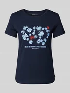 Koszulki i topy damskie - T-shirt o kroju regular fit z czystej bawełny - miniaturka - grafika 1