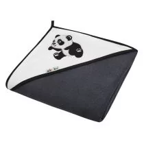 Akuku Okrycie kąpielowe 100% Bawełna 100 x 100 cm - PANDA NN-AKK-CCBC-001 - Okrycia kąpielowe dla dzieci - miniaturka - grafika 1