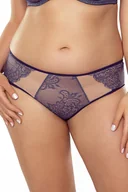 Majtki damskie - Vivisence 1044W granatowy 2XL Majtki wysokie figi - miniaturka - grafika 1