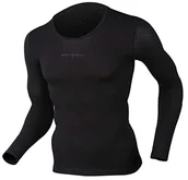 Koszulki męskie - BRUBECK Męska koszulka funkcyjna | damska | męska | z krótkim rękawem | tank top | funkcjonalna | oddychająca | LS10850 | SS10540 | SL10100 | rozmiar: LS10850 XL/czarna - miniaturka - grafika 1