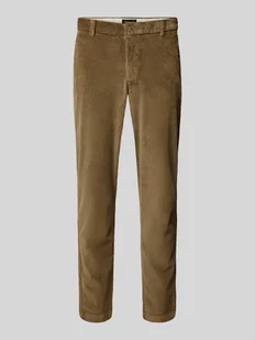 Spodnie sztruksowe o kroju tapered fit z wpuszczanymi kieszeniami model ‘CORDUROY’ - Spodnie męskie - miniaturka - grafika 1