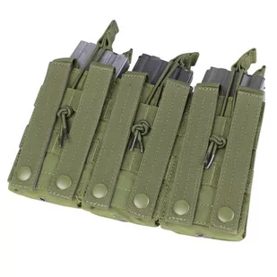 Condor - Triple Stacker M4 Mag Pouch - Zielony OD - MA44-001 - Odzież taktyczna i umundurowanie - miniaturka - grafika 1