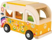 Samochody i pojazdy dla dzieci - Small Foot Furgonetka hippisów Montessori Si - miniaturka - grafika 1