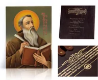 Ikony i obrazy sakralne - Ikona religijna Święty Wawrzyniec z Brindisi - miniaturka - grafika 1
