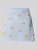 Spódnice - Spódnica z dzianiny z ażurowym wzorem model ‘OLAYA’ - miniaturka - grafika 1