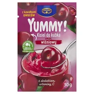 Kisiel - Krüger Yummy! Kisiel do kubka smak wiśniowy 30 g - miniaturka - grafika 1