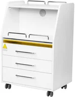 Meble kosmetyczne - Pomocnik podologiczny 601 biały - miniaturka - grafika 1