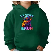 Bluzy dla dziewczynek - BLUZA DZIECIĘCA 67 SIX SEVEN VIRAL CAPYBARA 104 CHŁOPIĘCA DZIEWCZĘCA - miniaturka - grafika 1