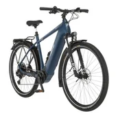 Rowery elektryczne - Rower elektryczny FISCHER Viator 8.0i M22 28 cali męski Grafitowy | Bezpłatny transport - miniaturka - grafika 1