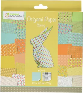 Avenue Mandarine , papier do origami, kolor OR505O - Podobrazia, bloki, papiery - miniaturka - grafika 1