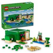 Klocki - LEGO 21254 Minecraft Domek na plaży żółwi  - miniaturka - grafika 1