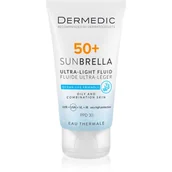 Kremy do twarzy - Dermedic Sunbrella Ultralekki krem SPF50+ skóra tłusta i mieszana 40ml - miniaturka - grafika 1