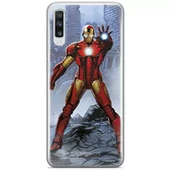 Etui i futerały do telefonów - Etui Iron Man 006 Marvel Nadruk pełny Niebieski Producent: Samsung, Model: A70 - miniaturka - grafika 1