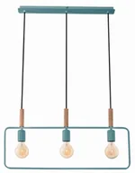 Lampy sufitowe - Candellux FRAME Miętowa 3xE27 Lampa wisząca 33-73754 33-73754 - miniaturka - grafika 1