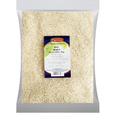 Ryż Biały Naturalny 5kg Piątnica Ryż Biały Długoziarnisty