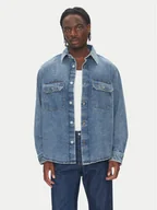 Koszule męskie - HUGO Koszula jeansowa Ebolt 50513853 Granatowy Oversize - miniaturka - grafika 1