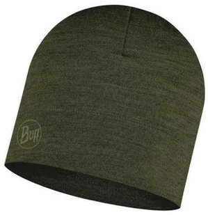 BUFF Czapka Buff MERINO LIGHTWEIGHT BEANIE SOLID BARK - Czapki i chusty sportowe damskie - miniaturka - grafika 1