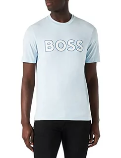 Koszulki męskie - BOSS Telogox Koszulka męska, Otwarty Blue469, 5XL - grafika 1
